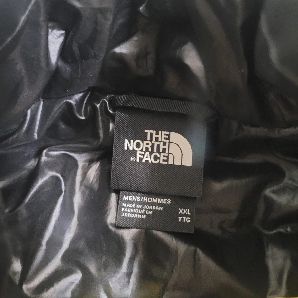 The North Face XXL ThermoBall Puffer Jacket Mens Yellow Black Colorblock Zip